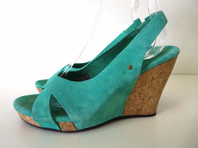 UGG ウエッジサンダル UGG ウェッジソール サンダル22.5cm スウェード