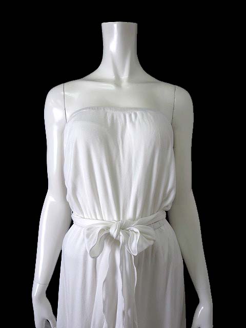 ダイアンフォンファステンバーグ Diane Von Furstenberg ワンピース ベアトップ マキシ ロング 8 白 ホワイト レディース 068 ベクトルパーク ダイアンフォンファステンバーグ Diane Von Furstenberg ワンピース ベアトップ マキシ ロング 8 白 ホワイト レディース 068 ベクトルパーク