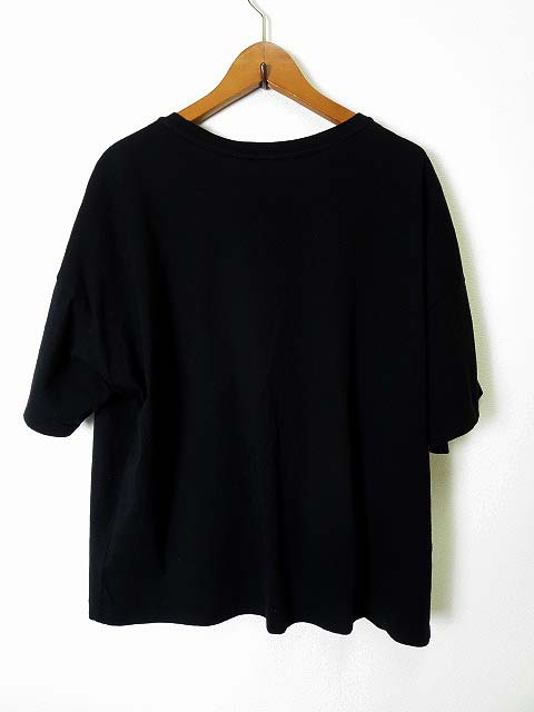 ユニクロ Uniqlo マリメッコ Marimekko Tシャツ カットソー ポケット 半袖 水玉 ドット L 黒 ブラック 白 レディース 068 ベクトルパーク