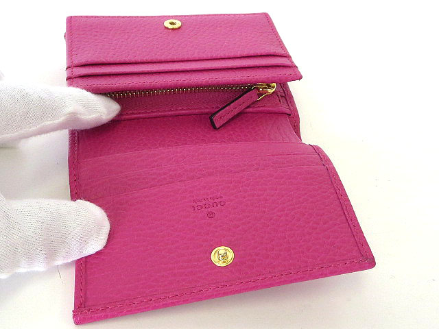 グッチ GUCCI 財布 マーモント GG 二つ折り ミニ コンパクト