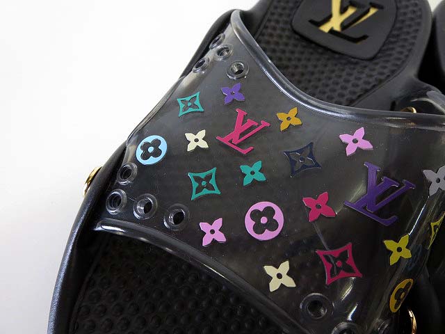 未使用品 ルイヴィトン LOUIS VUITTON サンダル ビーチサンダル マルチ 