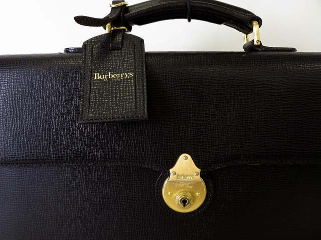 バーバリー Burberry ビジネスバッグ 書類かばん ブリーフケース 本革 レザー 黒 ブラック 紳士 ブランド 通勤 ビジネス かばん 鞄 カバン メンズ 068 ベクトルパーク
