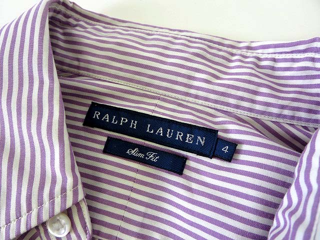 ラルフローレン RALPH LAUREN シャツ ブラウス 長袖 スリムフィット