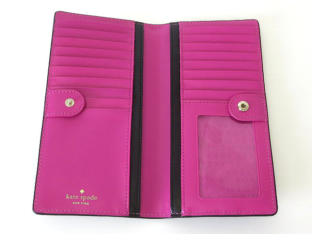 未使用品 ケイトスペード KATE SPADE 財布 長財布 レザー 二つ折り 