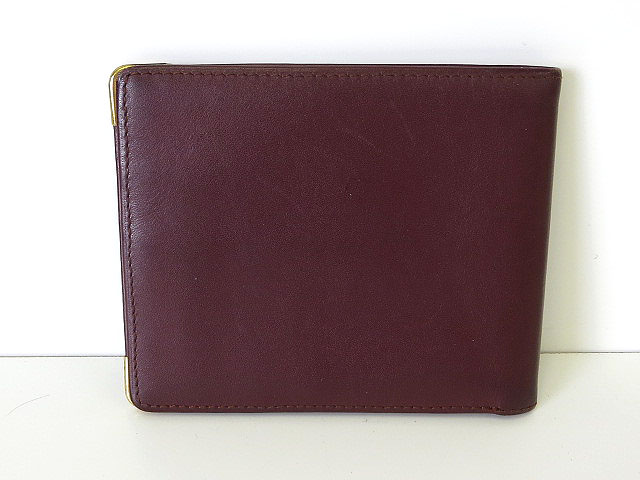 カルティエ Cartier 財布 二つ折り マストライン レザー 札入れ