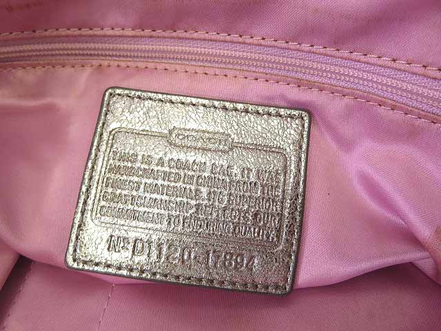 1円 COACH コーチ 17894 ポピー パッチワーク グラム キャンバス×スパンコール×レザー トートバッグ ショルダー マルチカラー D5862Wh COACH - コーチ パッチワークトートバッグ スパンコール POPPY