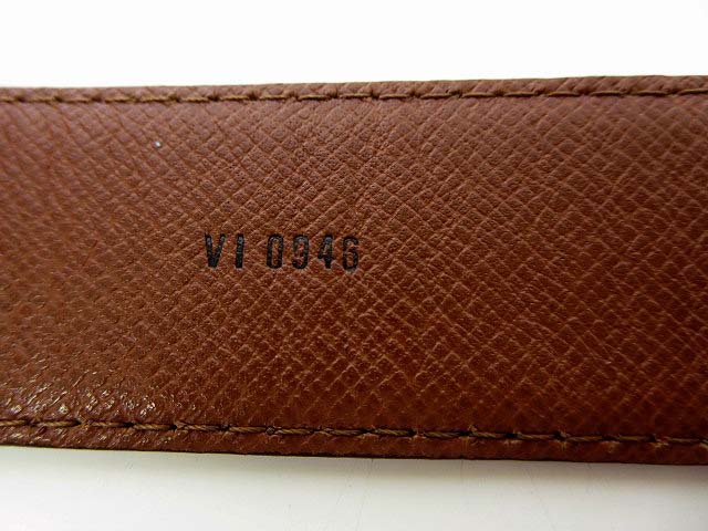 ルイヴィトン LOUIS VUITTON ベルト レザーベルト サンチュール