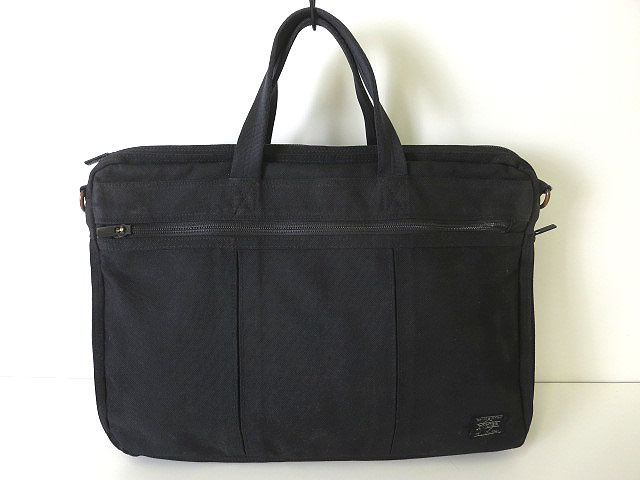 ポーター Porter バッグ ブリーフケース ビジネスバッグ 拡張 キャンバス ロゴ 黒 ブラック かばん 鞄 カバン メンズ 068 ベクトルパーク