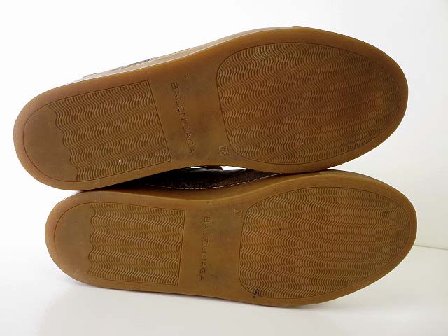 バレンシアガ BALENCIAGA スニーカー シューズ ハイカット レザー 42