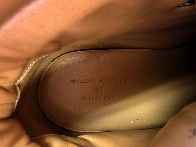 バレンシアガ BALENCIAGA スニーカー シューズ ハイカット レザー 42