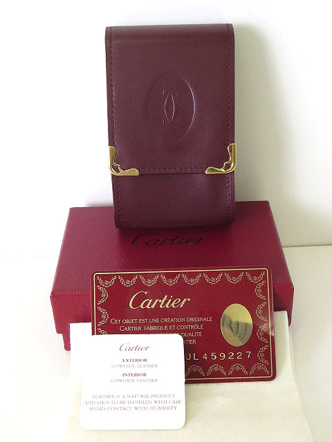 カルティエ　シガレットケース　レザー 楽天市場】Cartier カルティエ カボション シガレットケース