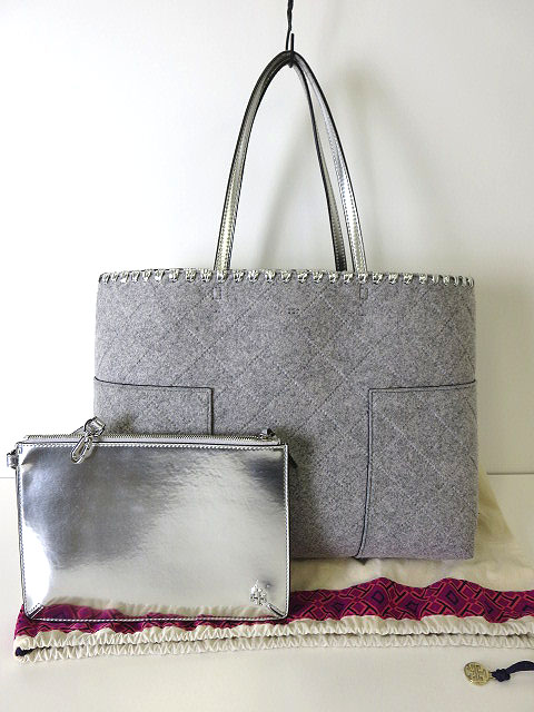トリーバーチ TORY BURCH バッグ トートバッグ ブロックT フェルト 