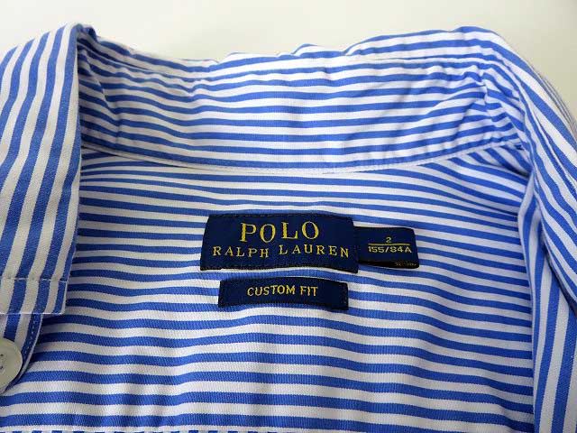 ポロ ラルフローレン POLO RALPH LAUREN シャツ ストライプ柄 ポニー 