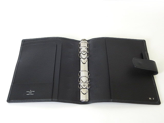 ルイヴィトン LOUIS VUITTON 手帳カバー システム手帳 タイガ  