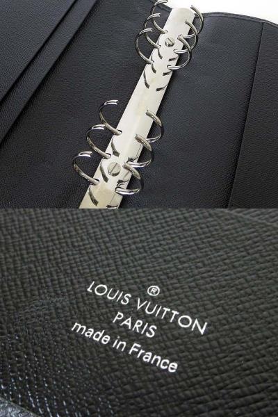 ルイヴィトン LOUIS VUITTON 手帳カバー システム手帳 タイガ 