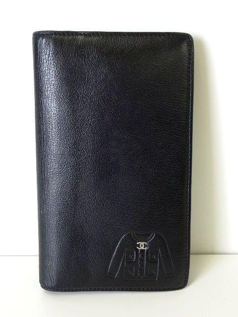 シャネル CHANEL 財布 長財布 ジャケット モチーフ ココマーク レザー 