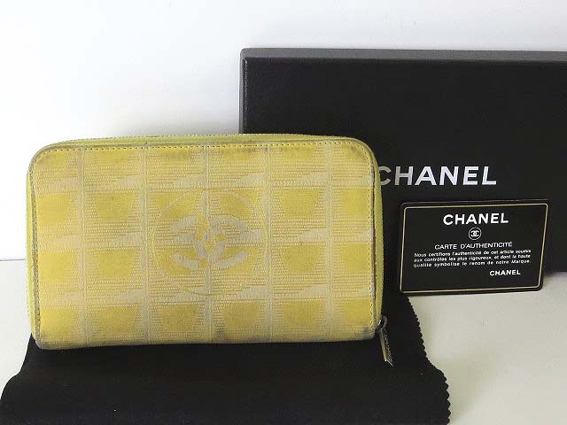 CHANEL　シャネル　イエロー　長財布　ラウンドファスナー　美品　送料無料 楽天市場】シャネル 長財布（カラーイエロー）（レディース財布