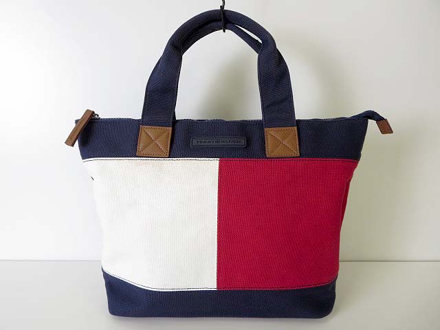トミーヒルフィガー TOMMY HILFIGER バッグ ハンドバッグ キャンバス 