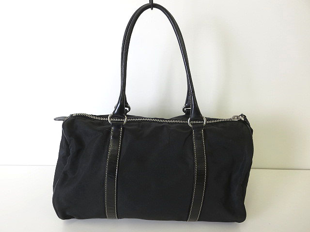 プラダ PRADA バッグ ミニ ボストンバッグ ハンドバッグ ナイロン  