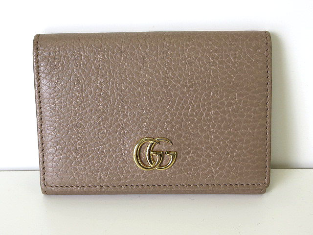 グッチ GUCCI カードケース 名刺入れ GGマーモント レザー ロゴ  