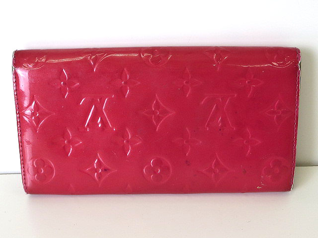 ルイヴィトン LOUIS VUITTON 財布 長財布 ヴェルニ ポルトフォイユサラ  