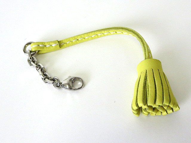 エルメス カルメンチータ シルクチャーム 栞 ブックマーク グリーン  