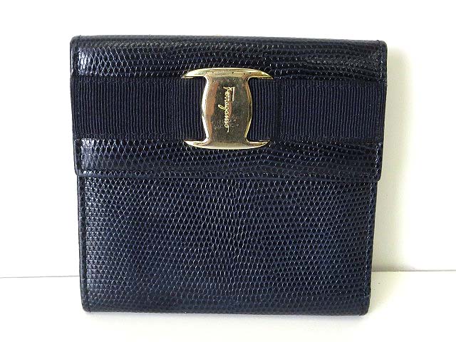 サルヴァトーレフェラガモ Salvatore Ferragamo 財布 ヴァラ リボン 二 