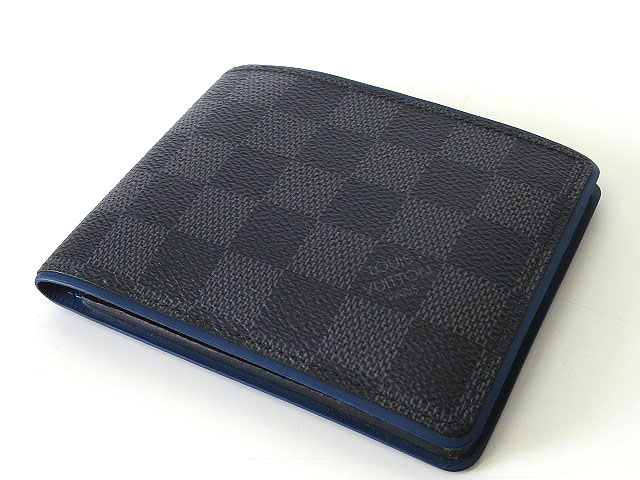 ルイヴィトン LOUIS VUITTON 財布 二つ折り ダミエグラフィット  