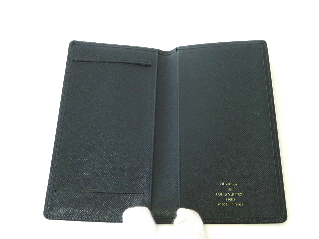 美品 ルイヴィトン タイガ 手帳カバー 黒 レディース （アジェンダ  