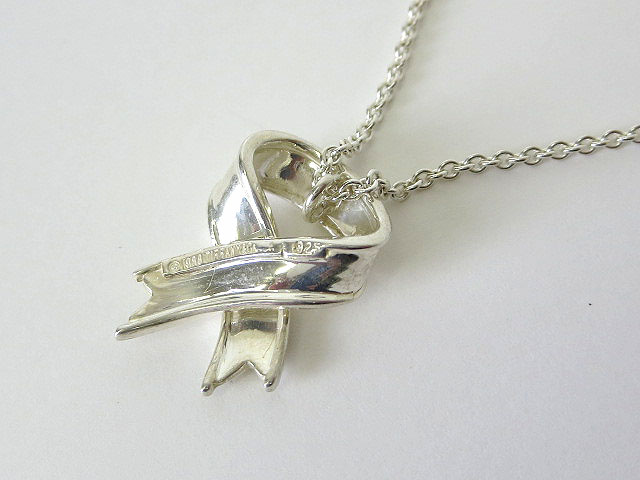 ティファニー TIFFANY & CO. ネックレス シルバー リボン