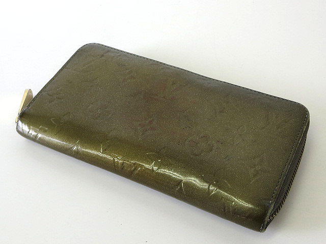 ルイヴィトン LOUIS VUITTON 財布 長財布 ヴェルニ ジッピーウォレット