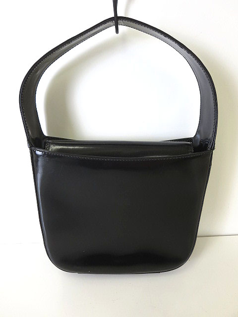 グッチ GUCCI バッグ ハンドバッグ パテント レザー GG ロゴ 黒 