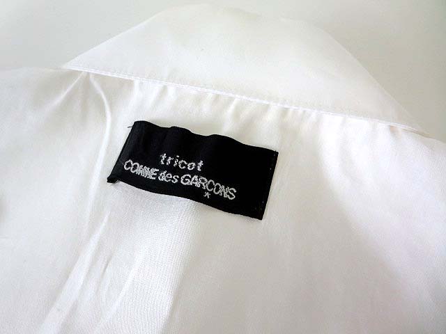 tricot COMME des GARCONS ブラウス 白 M tricot COMME des GARCONS ブラウス 白 M tricot COMME des