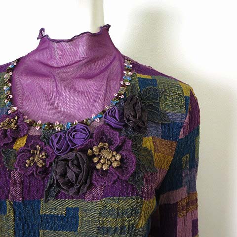 未使用品 へっぽこ先生 原宿 四次元 ニット セーター ウール 長袖  