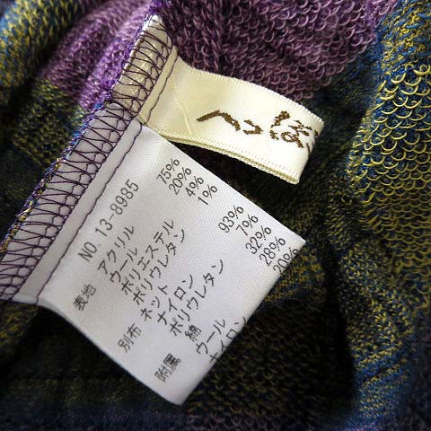 未使用品 へっぽこ先生 原宿 四次元 ニット セーター ウール 長袖  