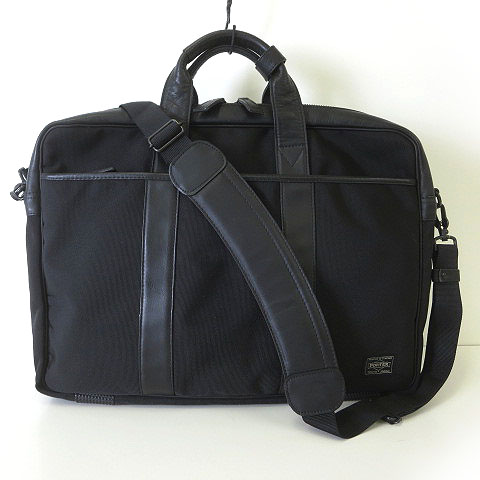 ポーター Porter バッグ 2way ブリーフケース ビジネスバッグ ナイロン レザー ロゴ 黒 ブラック かばん 鞄 カバン メンズ 068 ベクトルパーク