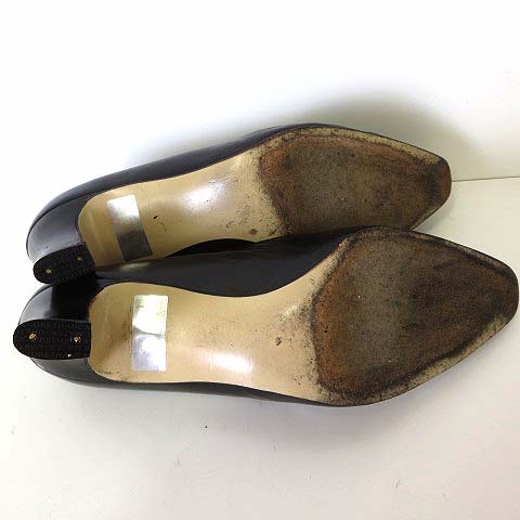 バリー Bally パンプス ヒールパンプス 本革 レザー キャップトゥ 22 5 黒 ブラック くつ 靴 シューズ レディース 068 ベクトルパーク