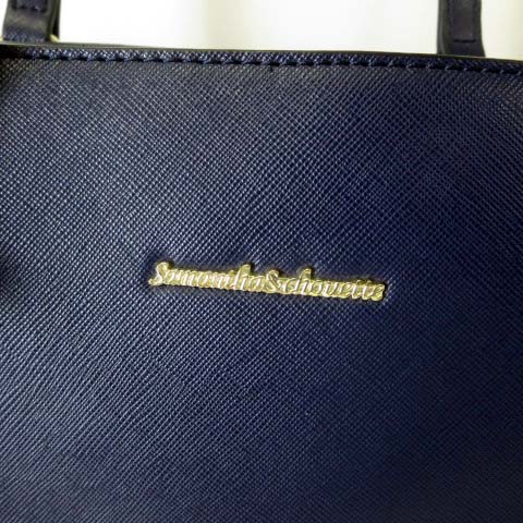 サマンサ シュエット Samantha Chouette バッグ トートバッグ レザー ロゴ 紺 ネイビー 黒 ブラック かばん 鞄 カバン レディース 068 ベクトルパーク