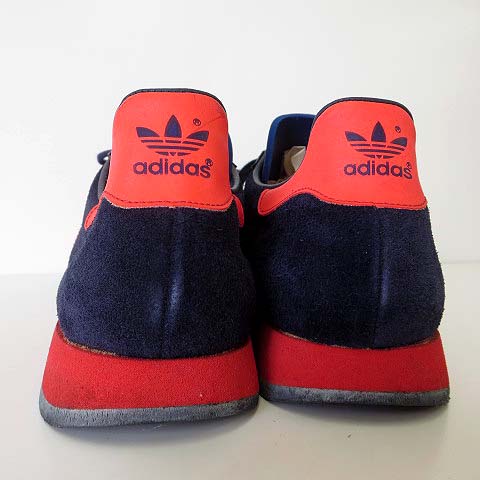 アディダス Adidas Samoa サモア スニーカー シューズ 80 S ヴィンテージ スエード レザー 日本製 Us 10 紺 ネイビー ネオンレッド 28 0 レア 希少 靴 くつ メンズ 068 ベクトルパーク