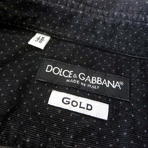 ドルチェ&ガッバーナ ドルガバ DOLCE&GABBANA ゴールド GOLD シャツ