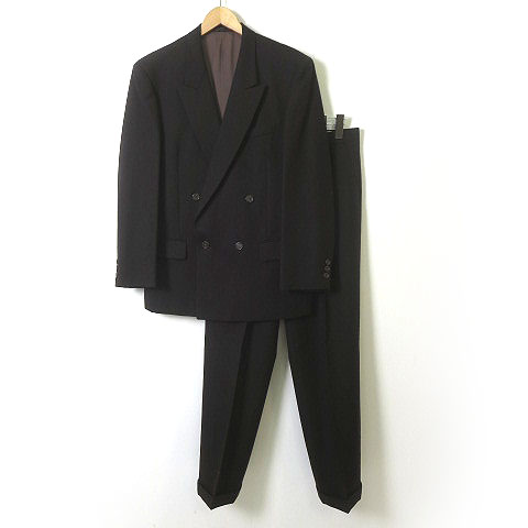 美品 Paul Smith ポールスミス ダブル セットアップ スーツ 安定 L
