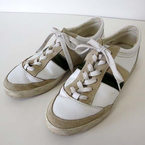 リーガル Regal スニーカー レザースニーカー シューズ 25 5cm 白 ホワイト 緑 ベージュ くつ 靴 メンズ 068 ベクトルパーク