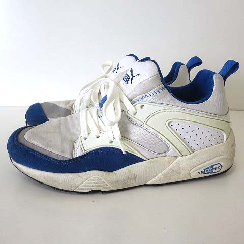 プーマ Puma トライノミック Trinomic スニーカー シューズ 26 0cm 白 ホワイト 青 ブルー くつ 靴 メンズ 068 ベクトルパーク プーマ Puma トライノミック Trinomic スニーカー シューズ 26 0cm 白 ホワイト 青 ブルー くつ 靴 メンズ 068 ベクトルパーク