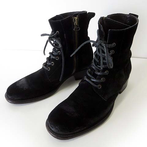 ブッテロ Buttero ブーツ B2964 レースアップ シューズ 本革 スエード レザー 39 黒 ブラック 25 0cm くつ 靴 イタリア製 小さいサイズ メンズ 068 ベクトルパーク