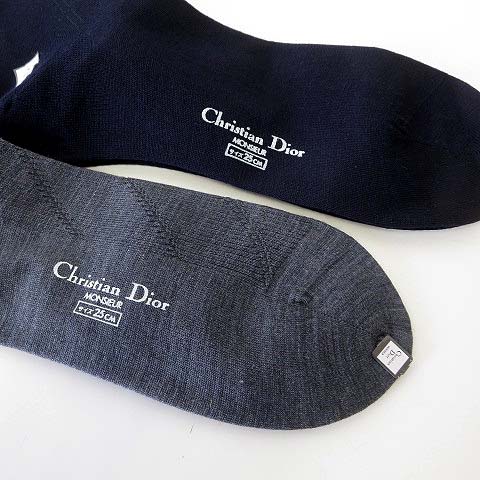 未使用品 クリスチャンディオール Christian Dior 靴下 ソックス 