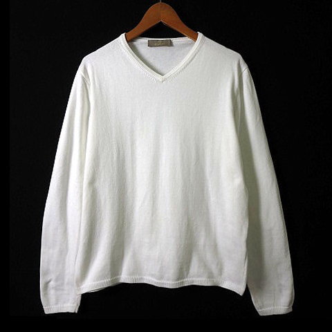 クルチアーニ cruciani ニット カットソー コットン Vネック CU3171 