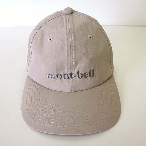 モンベル Montbell キャップ 帽子 ぼうし ロゴ 刺繍 M L ベージュ アウトドア 国内正規品 メンズ レディース 068 ベクトルパーク