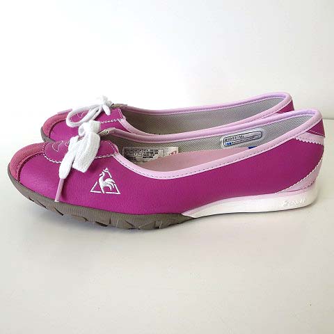 ルコックスポルティフ Le Coq Sportif Beaute スニーカー パンプス ロゴ 刺繍 24 5cm ピンク くつ 靴 シューズ 068 ベクトルパーク