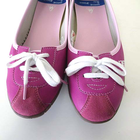 ルコックスポルティフ Le Coq Sportif Beaute スニーカー パンプス ロゴ 刺繍 24 5cm ピンク くつ 靴 シューズ 068 ベクトルパーク