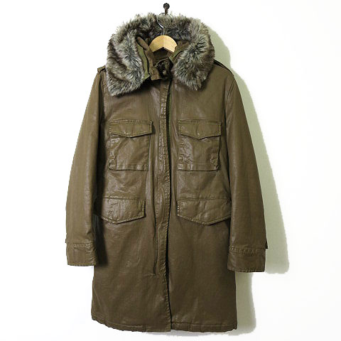 美品！ DIESEL ファーコート 縫い込み